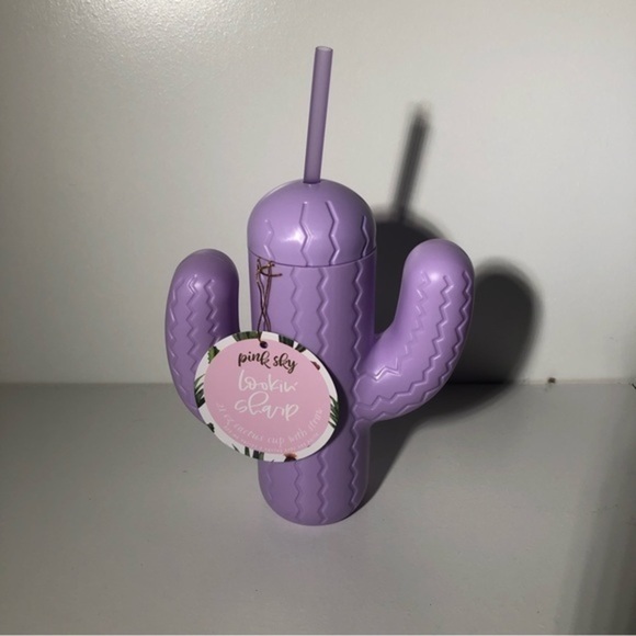 Pink Sky "Lookin Sharp" Cactus Cup - Picture 4 of 4
